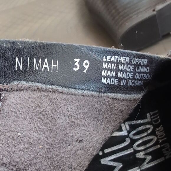 Miz Mooz Nimah Wedge Boot Mocha Size 39 - Picture 14 of 15